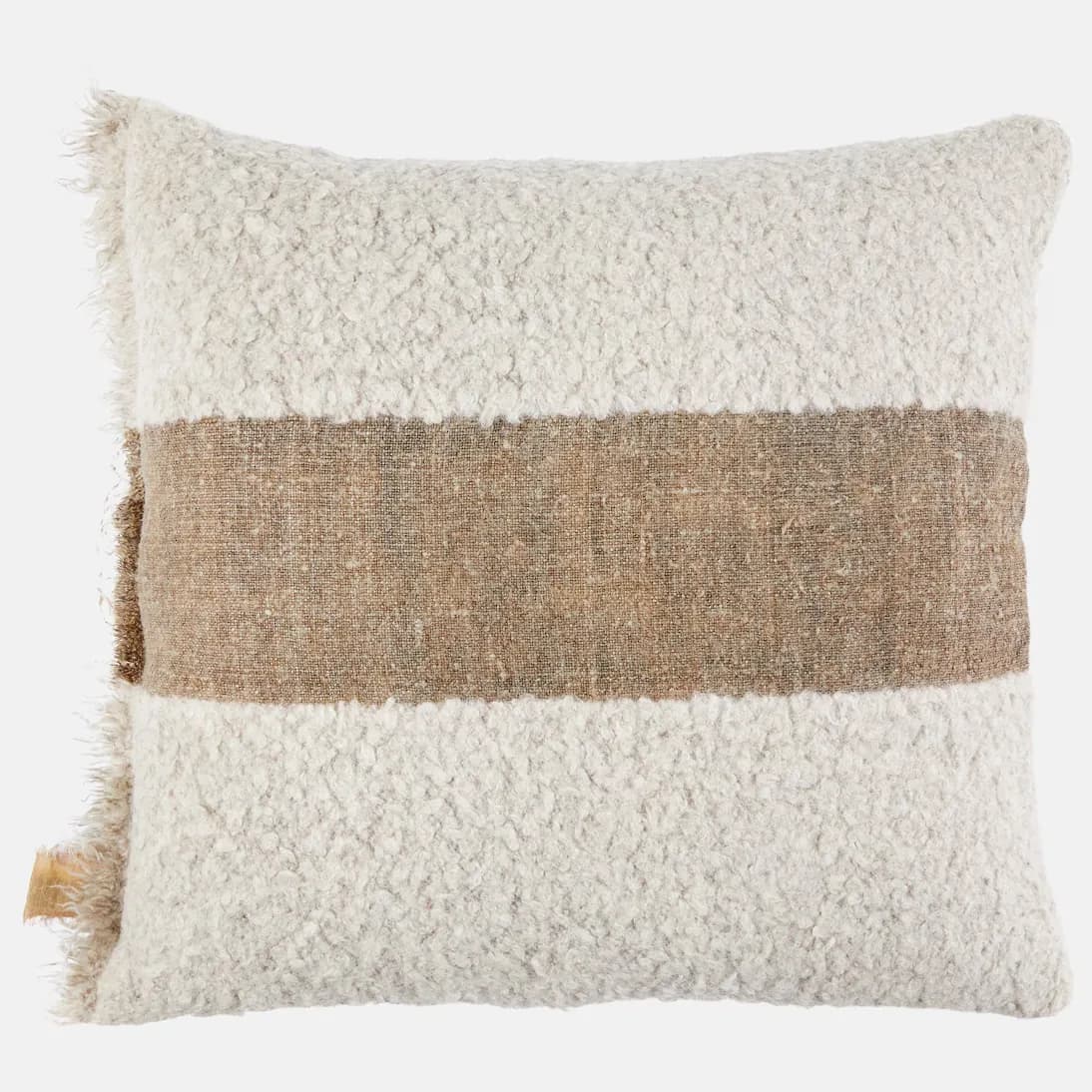 Loom-woven cushion
