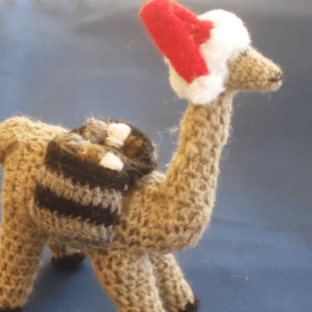 Llamita Navideña